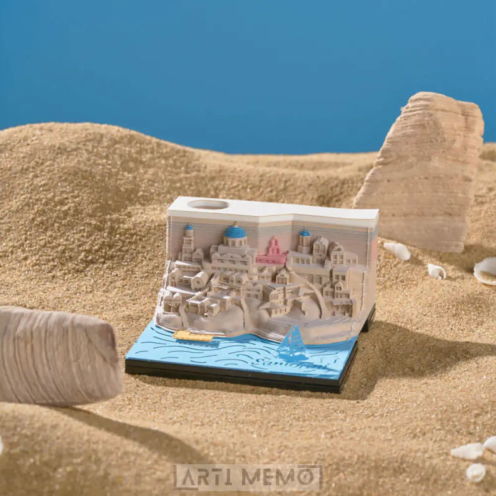 Santorini Calendar 2024 (with Lights) Arti Memo